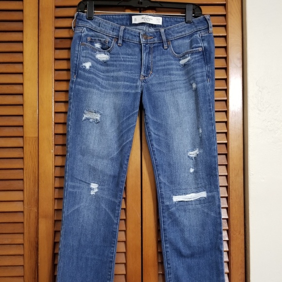 Abercrombie & Fitch Denim - Abercrombie & Fitch Distressed Skinny Jeans